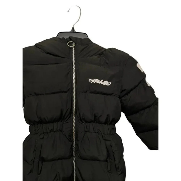 Off-White Kids Diag zip-up puffer jacket - Picture 6 of 16